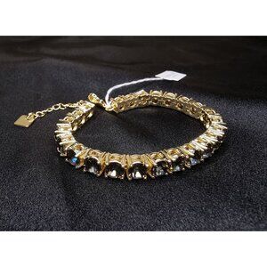 Park Lane Limited Edition Gold-Tone Bracelet With Smoky Rhinestones Adjustable C